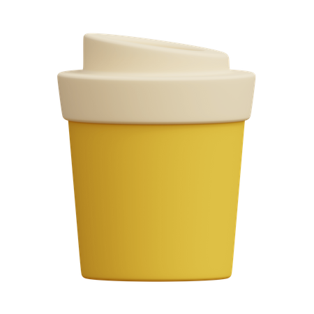 Xícara de café  3D Illustration