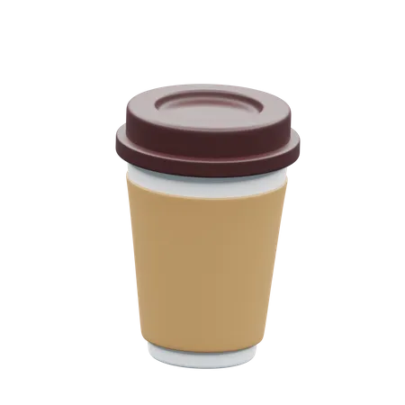 Xícara de café  3D Illustration