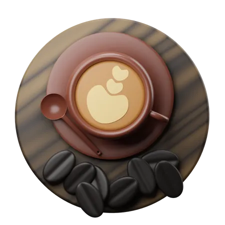 Xícara de café  3D Illustration