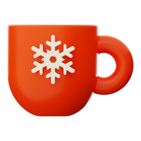 Xícara de café de natal  3D Icon