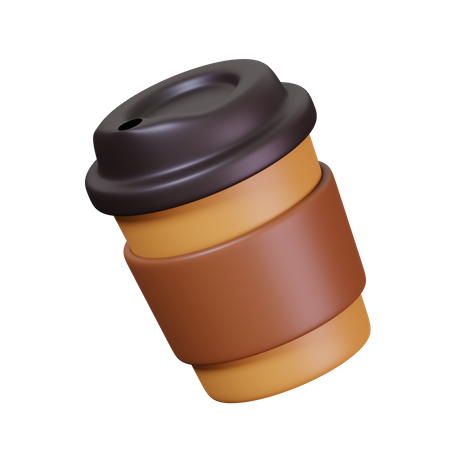 Xícara de café frio  3D Icon