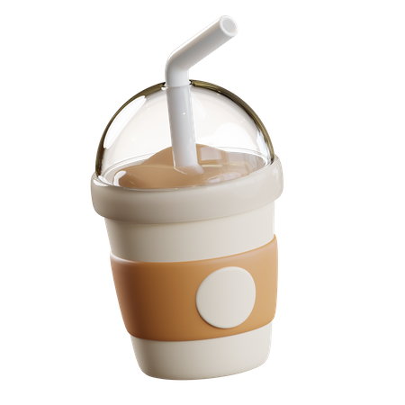 Xícara de café gelado  3D Icon