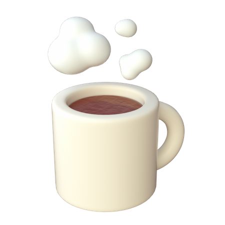 Xícara de café quente  3D Icon