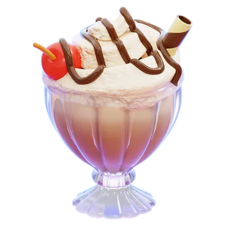 Xícara de milk-shake  3D Icon