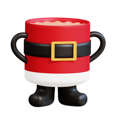 Xícara de natal  3D Icon