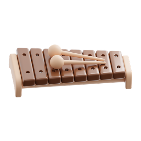 Xilofone  3D Icon