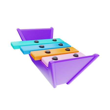 Xilofone  3D Icon