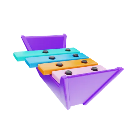 Xilofone  3D Icon