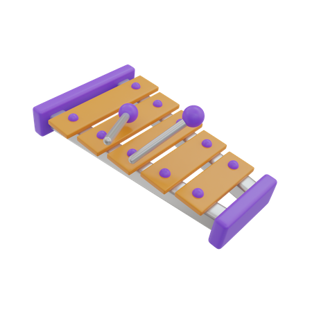 Xilofone  3D Icon