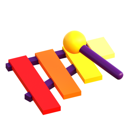 Xilofone  3D Icon