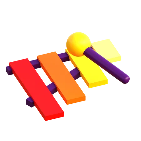 Xilofone  3D Icon