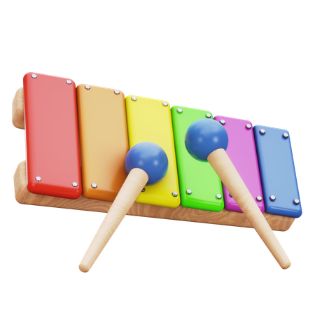 Xilofone bebê  3D Icon