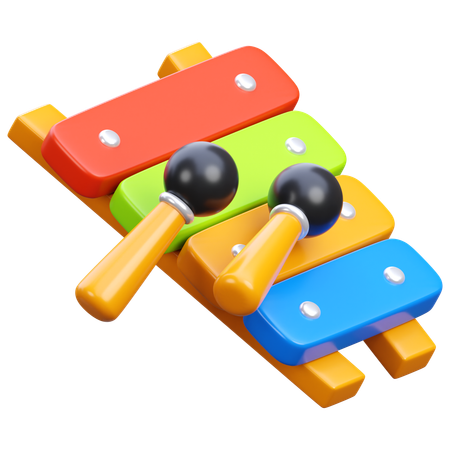 Xilófono  3D Icon