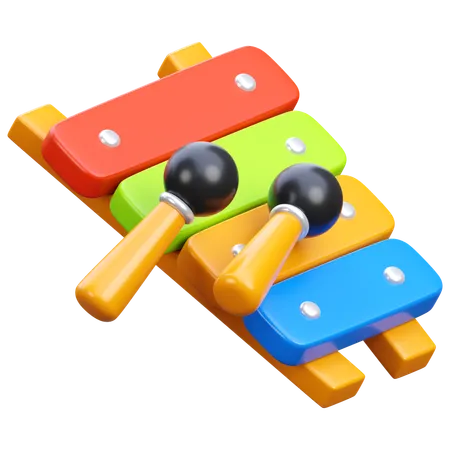 Xilófono  3D Icon