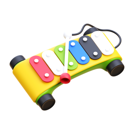 Xilófono  3D Icon