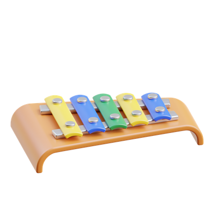 Xilófono  3D Icon