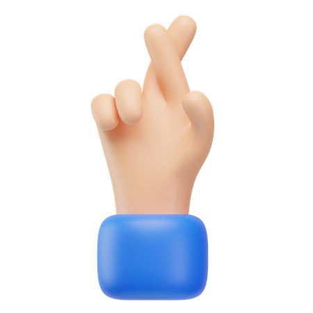 Jurar gesto com a mão  3D Icon