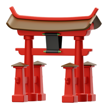 Xintoísmo  3D Icon