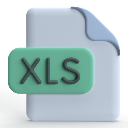 XLS  3D Icon