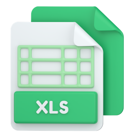 XLS 3D Icon