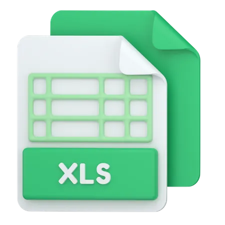XLS 3D Icon