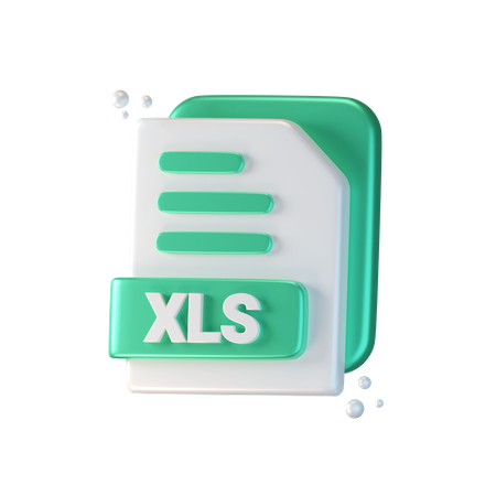 Xls-Datei  3D Icon