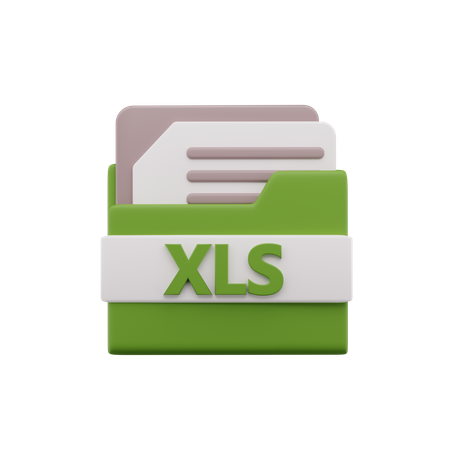 Xls-Datei  3D Icon