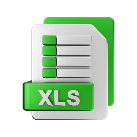 XLS File  3D Illustration