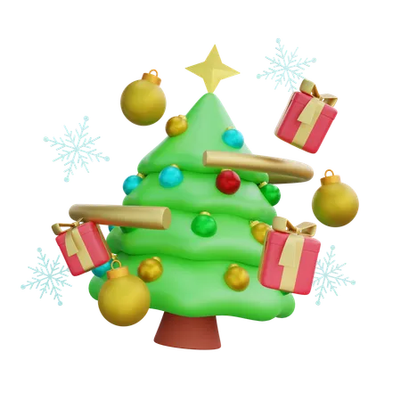 Xmas Tree  3D Icon