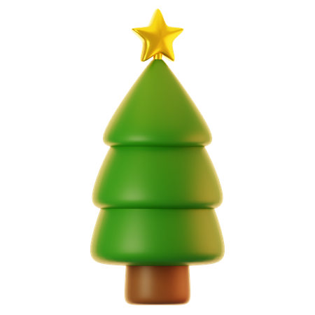 Xmas Tree  3D Icon