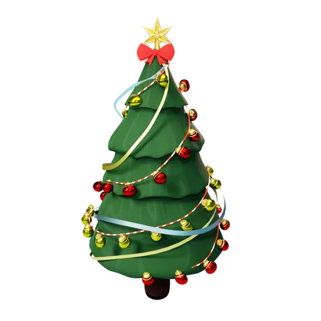 Xmas tree  3D Illustration