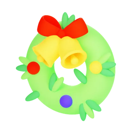 Xmas Wreath  3D Icon