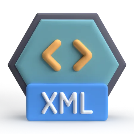 Xml  3D Icon