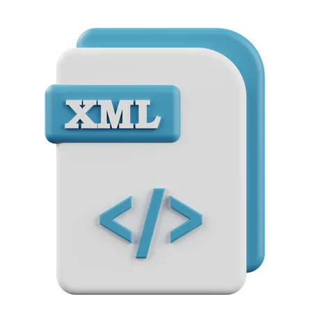 XML  3D Icon