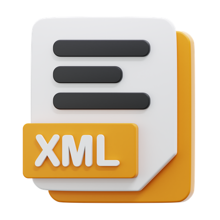 XML FILE  3D Icon