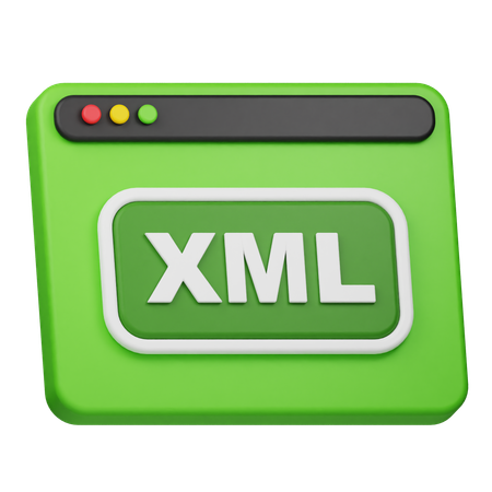 Site web xml  3D Icon