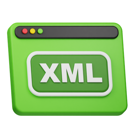 Xml ウェブサイト  3D Icon