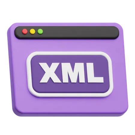 Xml Website  3D Icon
