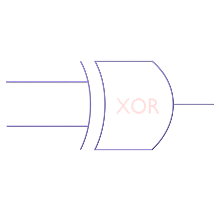 Xor  3D Icon