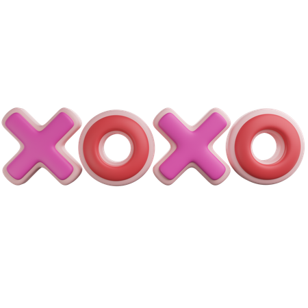 XOXO  3D Icon