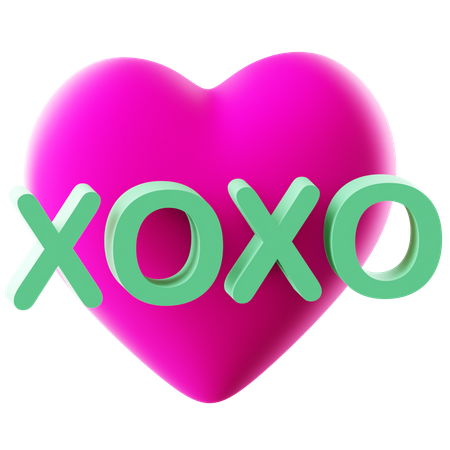 XOXO  3D Icon