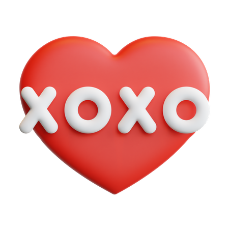XOXO  3D Icon