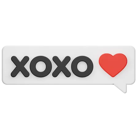 Xoxo Chat  3D Icon