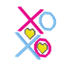 xoxo word emoji 3d
