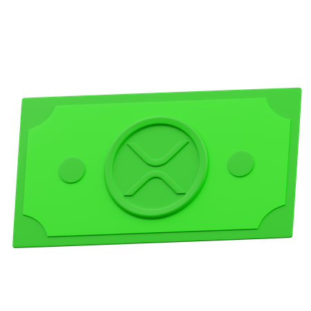 Argent xrp  3D Icon