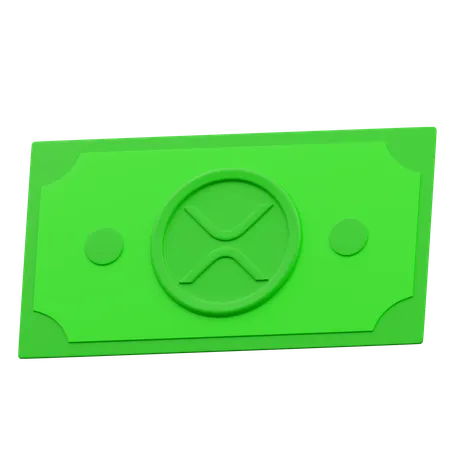 Argent xrp  3D Icon