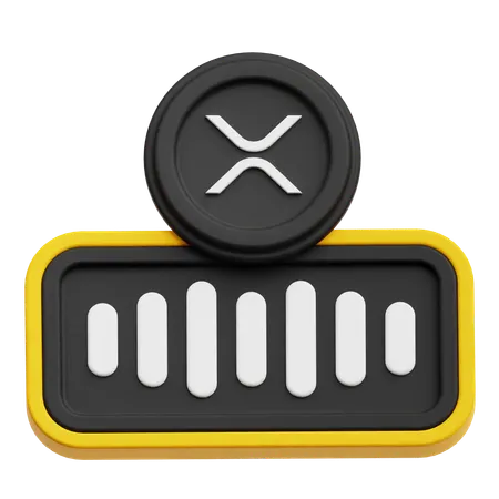 Audio xrp  3D Icon