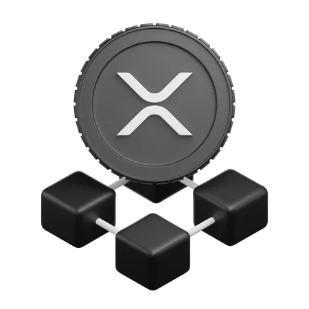 Xrp Blockchain  3D Icon