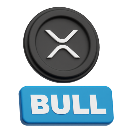 XRP Bull  3D Icon