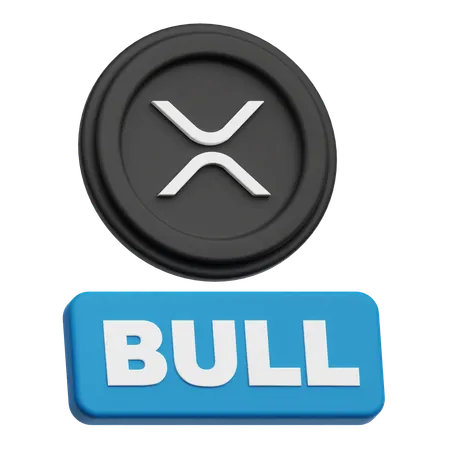 XRP Bull  3D Icon